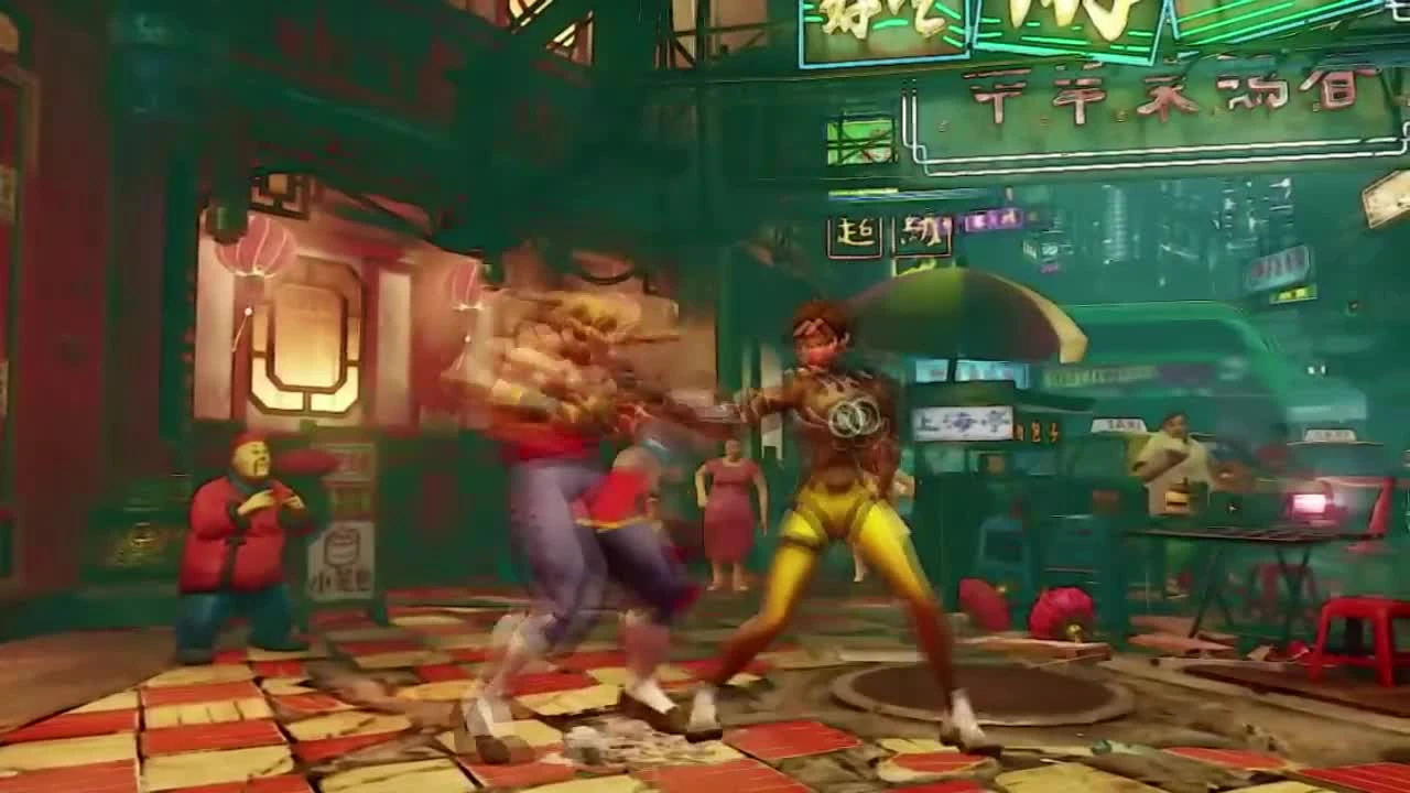 Street Fighter 5 "Скин Cammy: Overwatch Tracer"