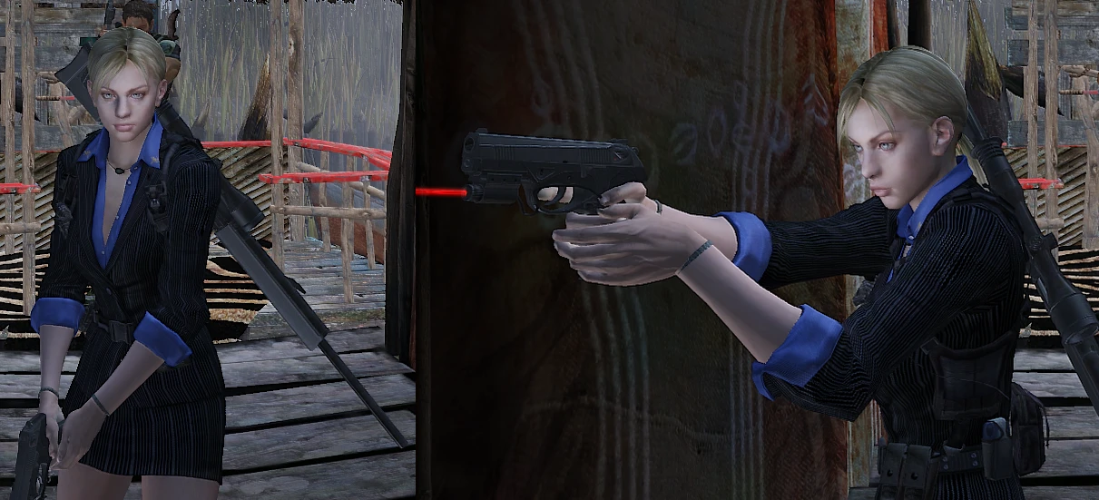 Resident Evil 5 "Джилл в черном деловом костюме"