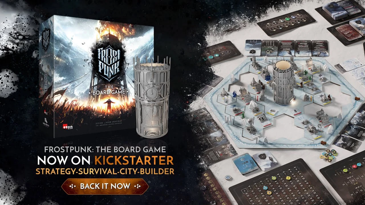 Настольная игра по мотивам Frostpunk менее чем за сутки собрала больше 700 тысяч долларов