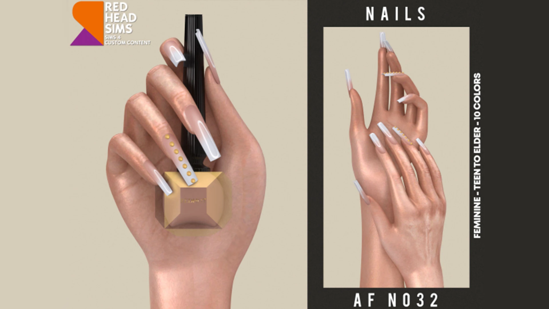 The Sims 4 "Новый стильный маникюр"