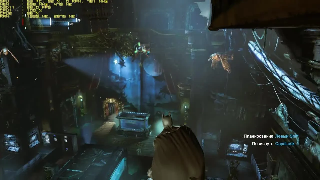 Тест Batman: Arkham Origins запуск на супер слабом ПК (2 ядра, 4 ОЗУ, GeForce GT 630 1 Гб)