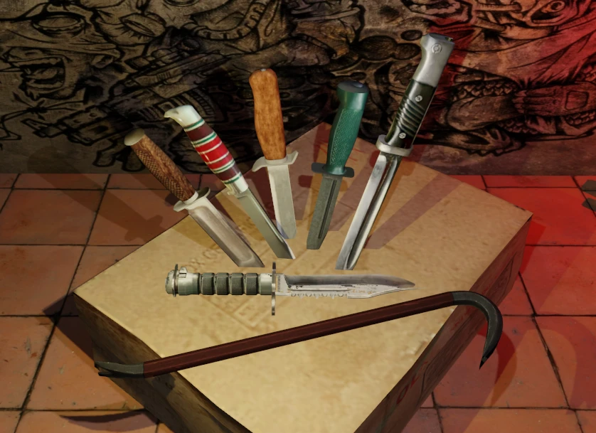 S.T.A.L.K.E.R.: Shadow of Chernobyl "3D-модели ножей в стиле СССР"