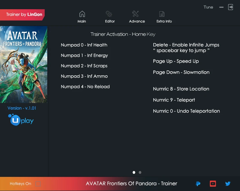 Avatar: Frontiers of Pandora "Трейнер +11" [1.2.0] {LinGon}