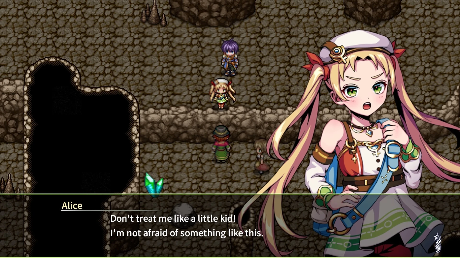 Игровой процесс консольной фантастической пиксильной RPG Sword of Elpisia