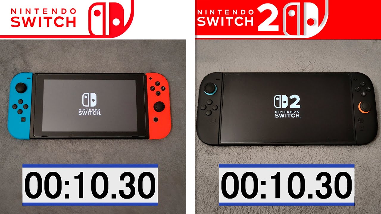 Nintendo Switch против Switch 2 - финальное сравнение скорости загрузки, качества графики и удобства