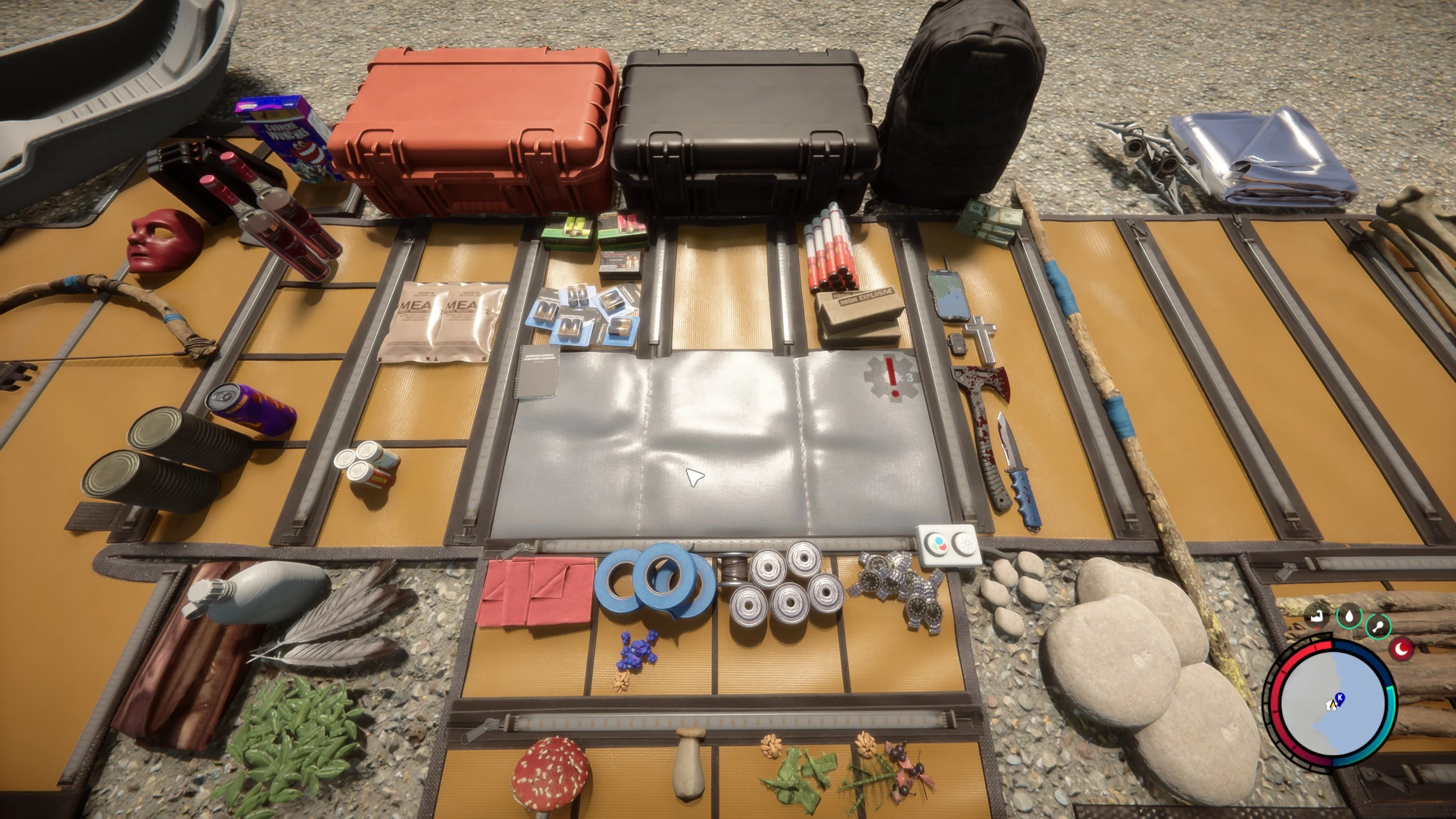 Sons Of The Forest "Быстрое панорамирование инвентаря"