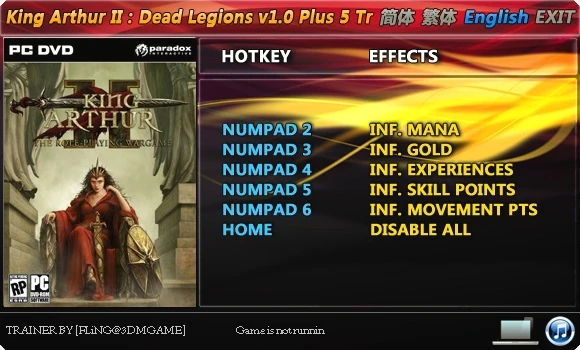 King Arthur 2 - The Role Playing Wargame: Трейнер/Trainer (+5) [1.0: STEAM] {FLiNG}