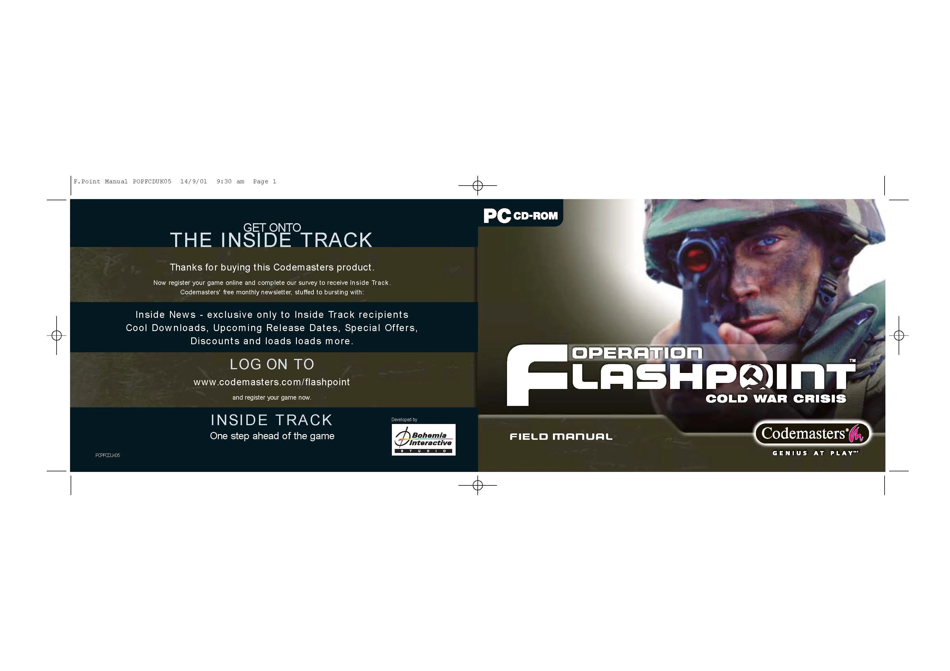 Operation Flashpoint: Cold War Crisis "Manual (Руководство пользователя)"