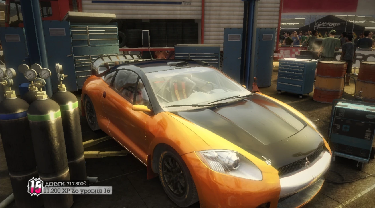 DIRT2 "Mitsubishi Eclipse GT Orange" for Rally