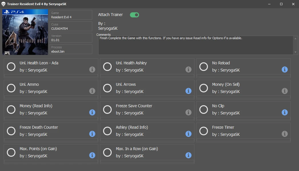 Resident Evil 4 "Трейнер +14" {SeryogaSK}