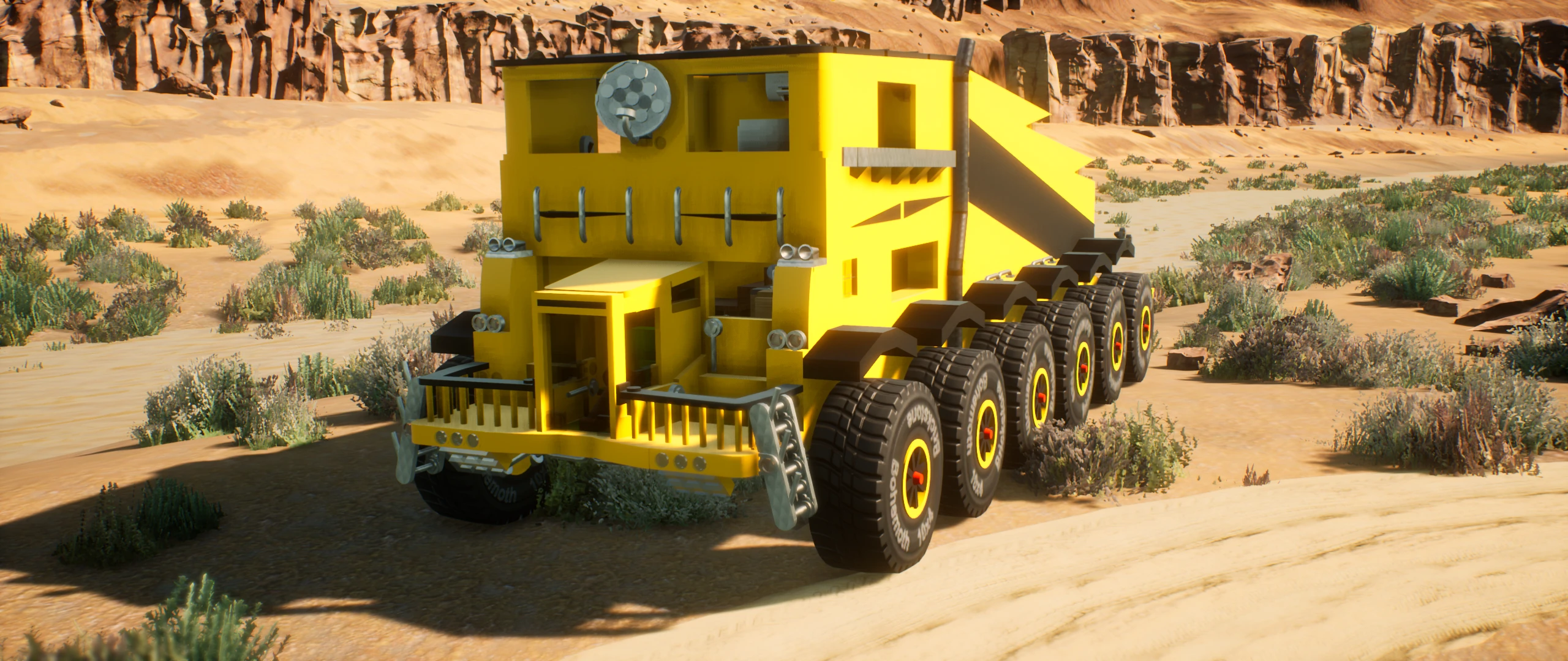 Brick Rigs "Карьерный самосвал Zaruba PMTR 600 Scumbria" [Legacy]