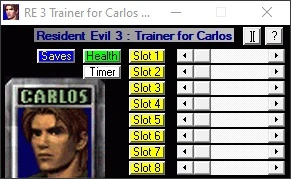 Resident Evil 3 : Nemesis: Трейнер (+19 Карлос Оливера) [1.0 ]