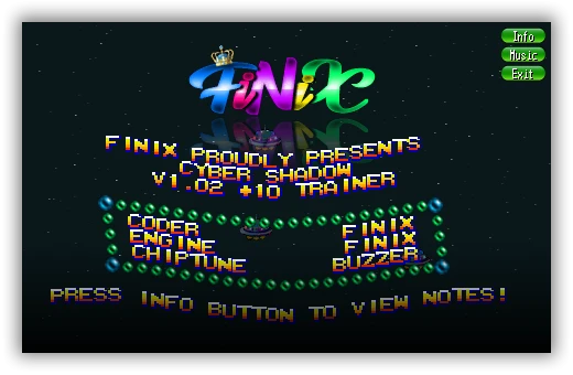 Cyber Shadow: Трейнер/Trainer (+10) [v1.03] {FiNiX}