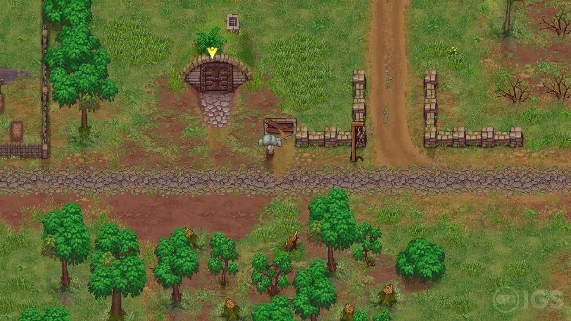 Игровой процесс Graveyard Keeper на Nintendo Switch