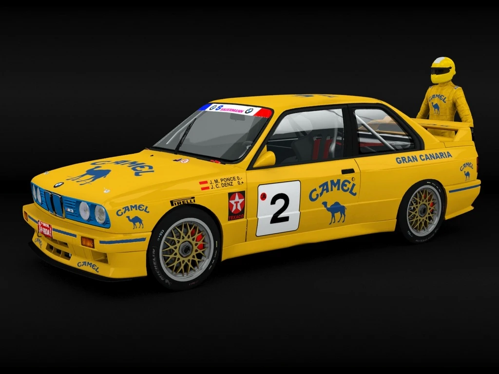 Assetto Corsa "Ливрея Jose Maria Ponce для BMW E30 M3 Group A"