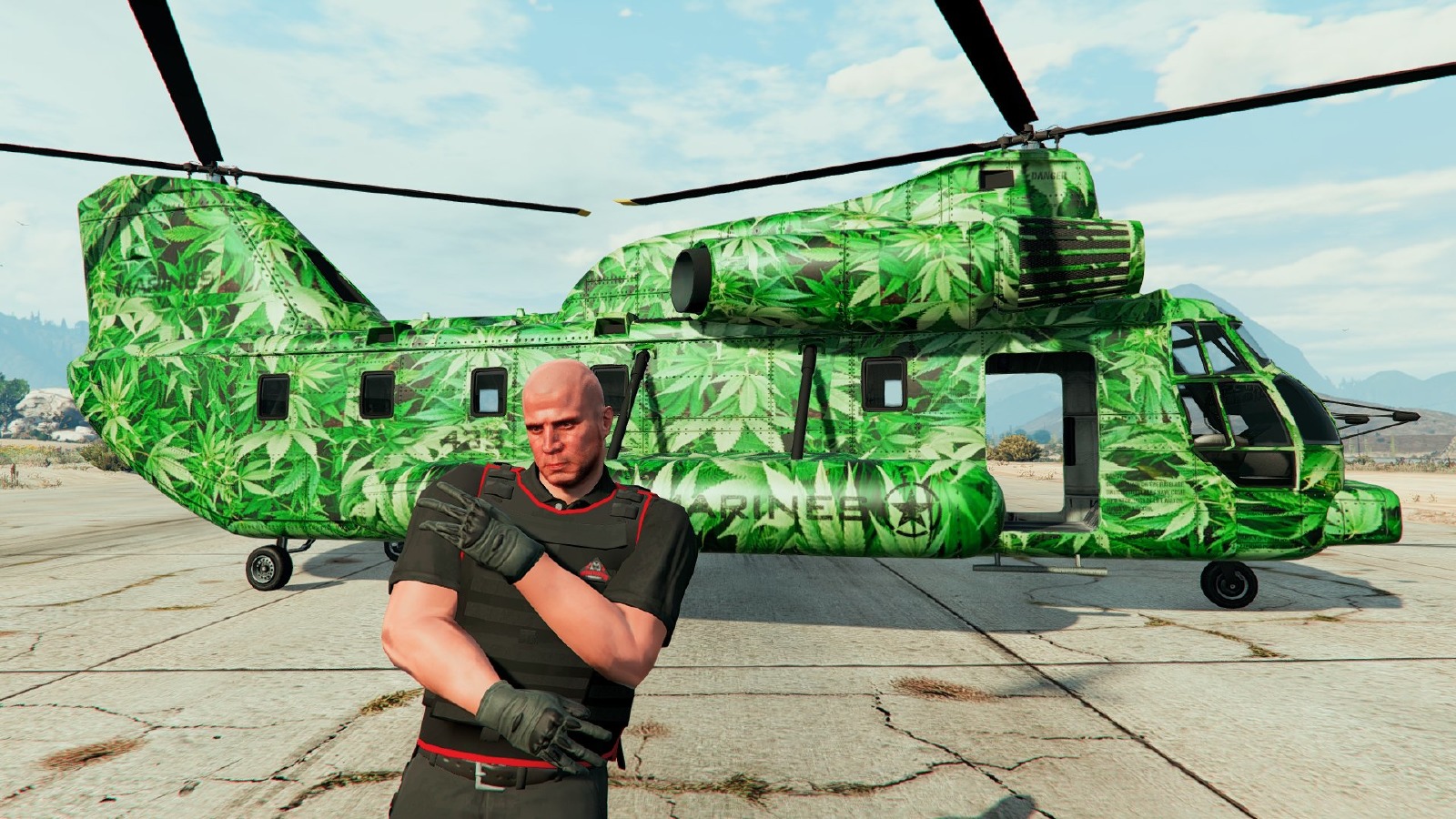 GTA 5 "Cannabis Cargobob"