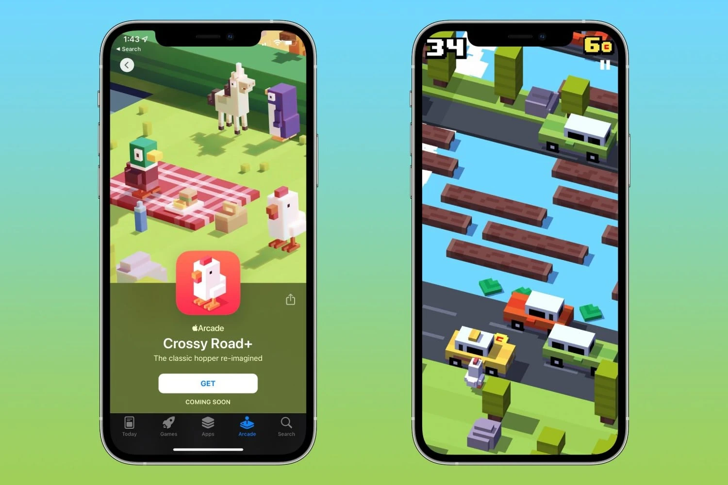 В Apple Arcade выйдет Crossy Road без доната и рекламы