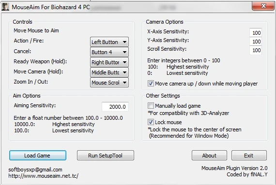 Resident Evil 4 "MouseAim 2.0"