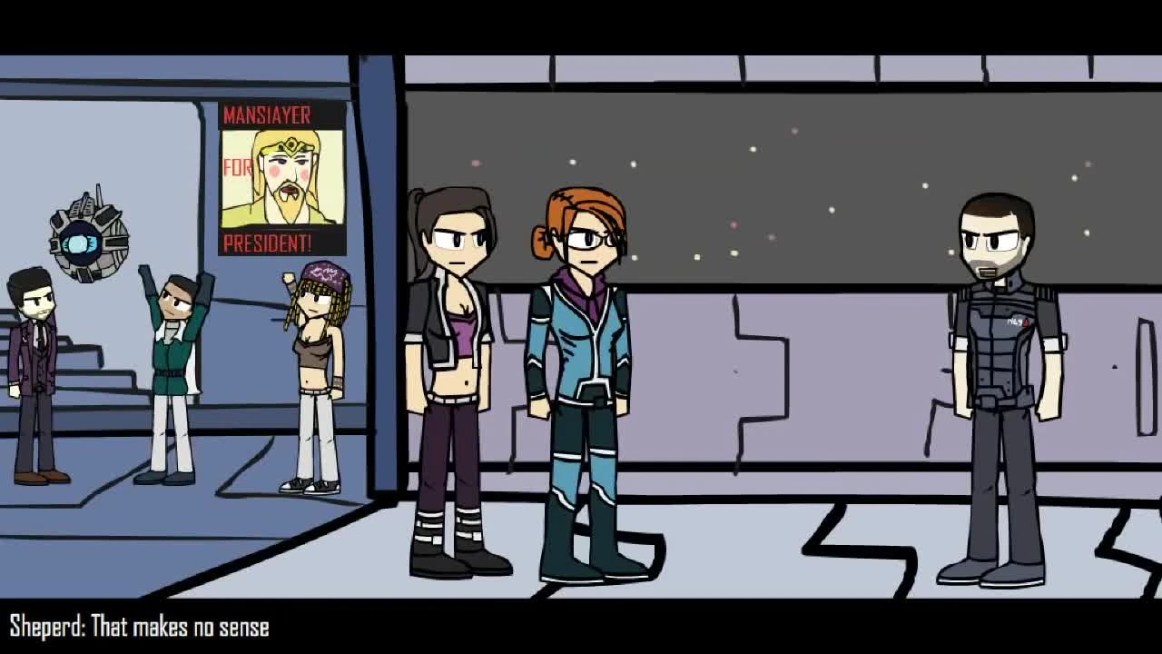 Анимационная пародия на игру Saints Row 4