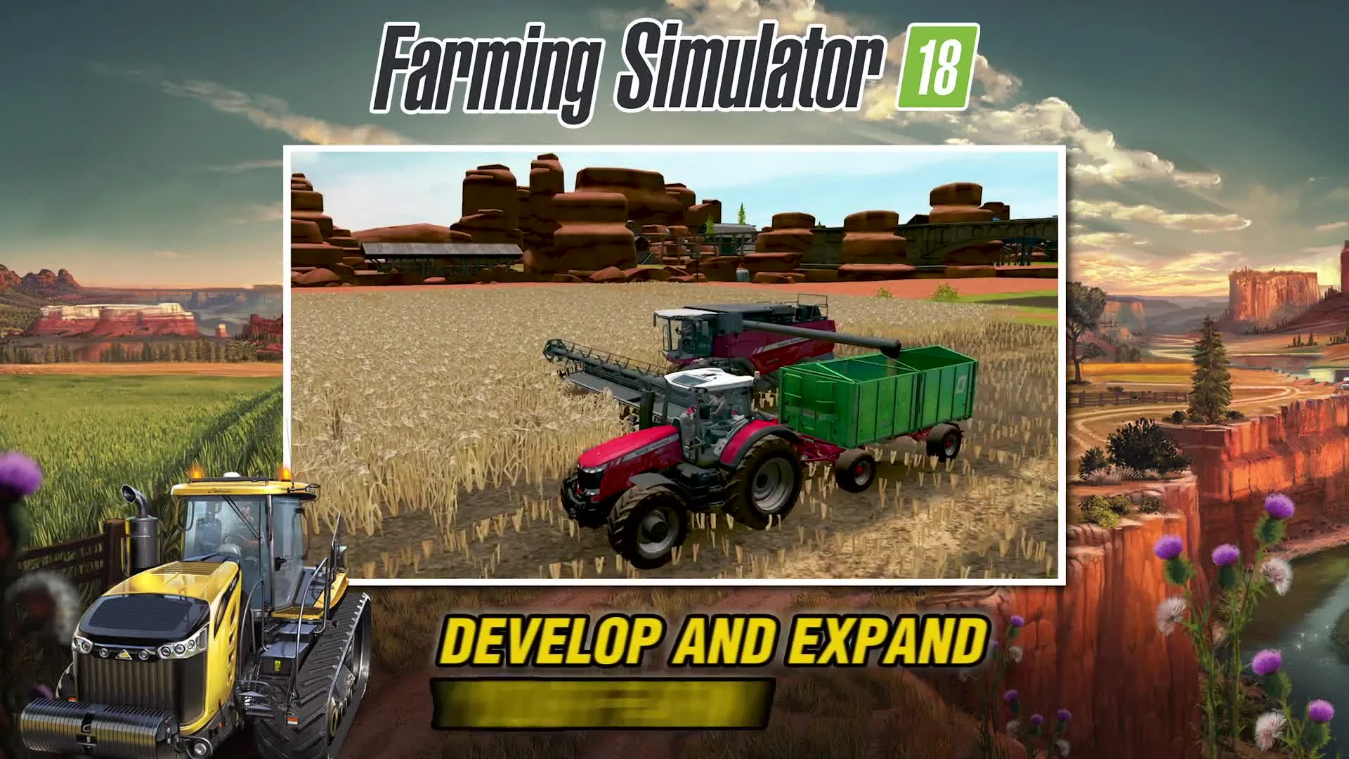 Релизный трейлер Farming Simulator 18