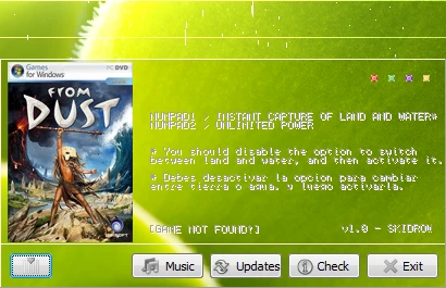From Dust: Трейнер (+2) [1.0] {CheatNova}