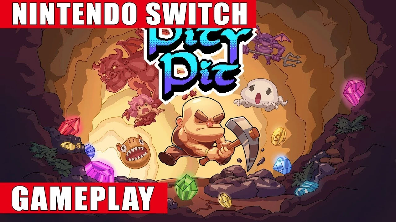 Геймплей Switch-версии платформера Pity Pit