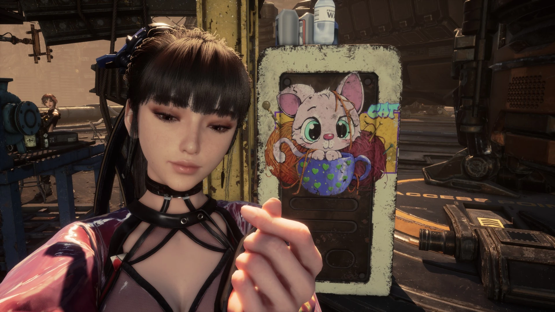 Фотоконкурс "Кошки в холодном городе" - где найти все рисунки с кошками в Stellar Blade