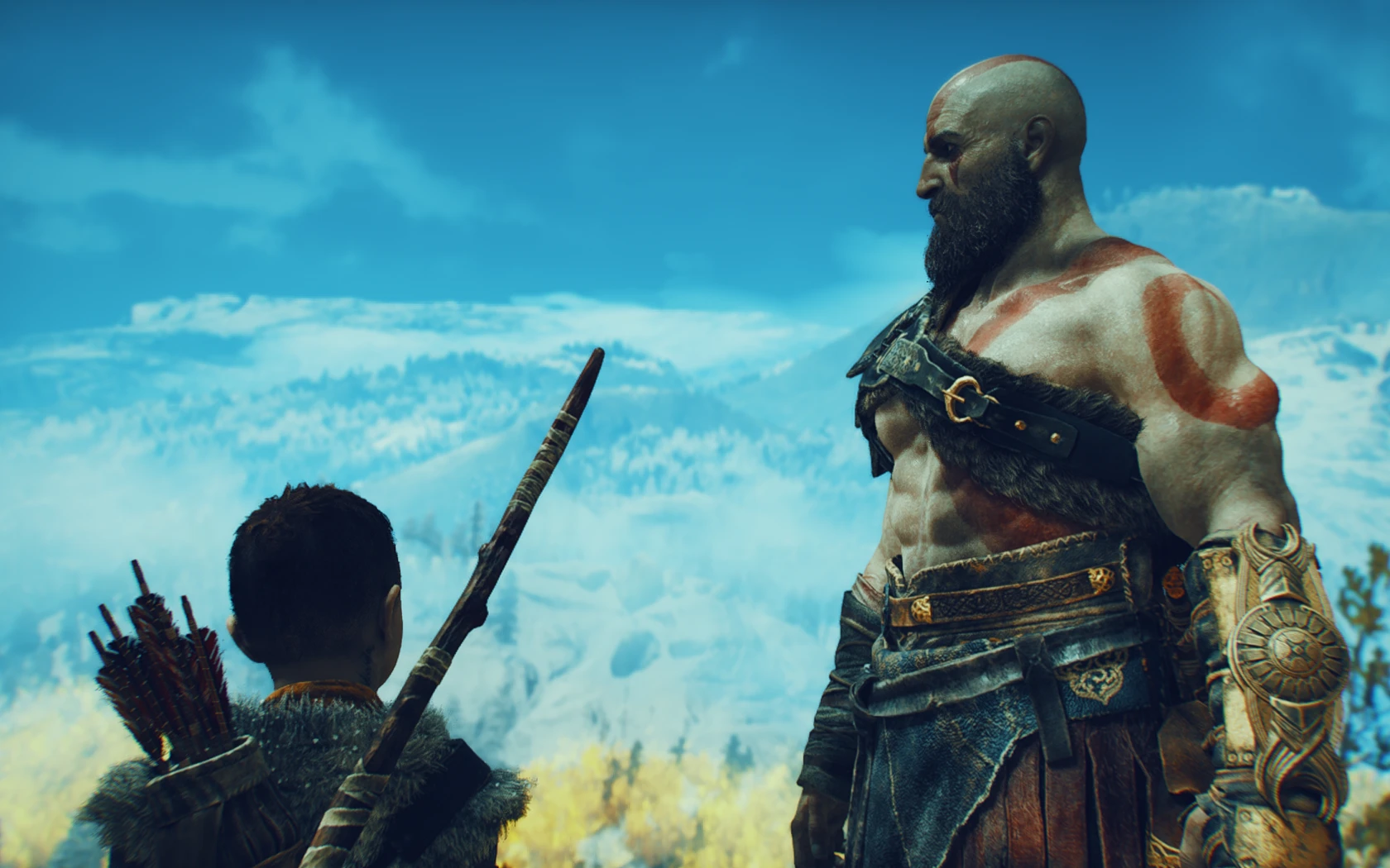 God of War "Улучшения цвета, теней и детализации"