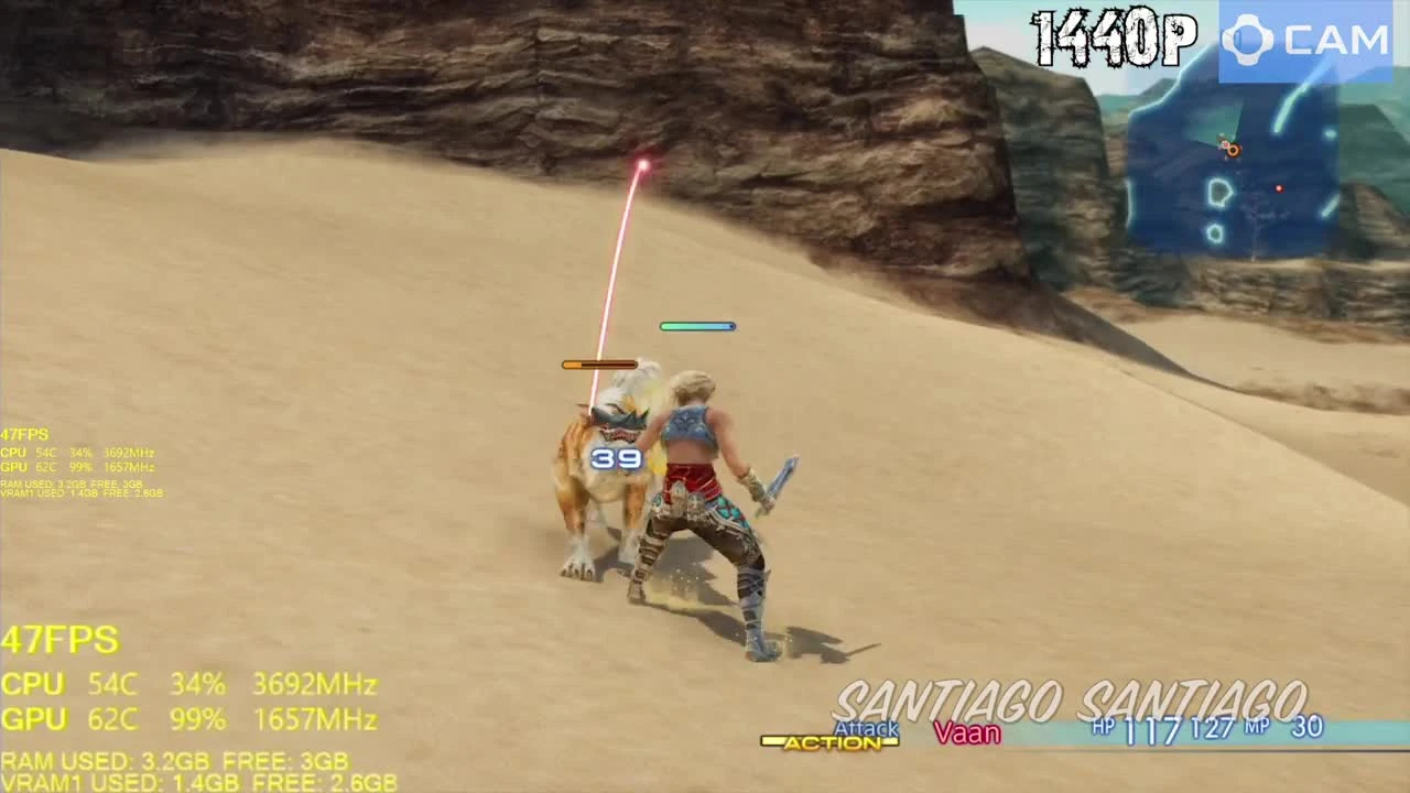 Тест Final Fantasy 12 / XII - GTX 1050 ti - 1080p - 1440p - 4K - i3 6100 - The Zodiac Age Remaster