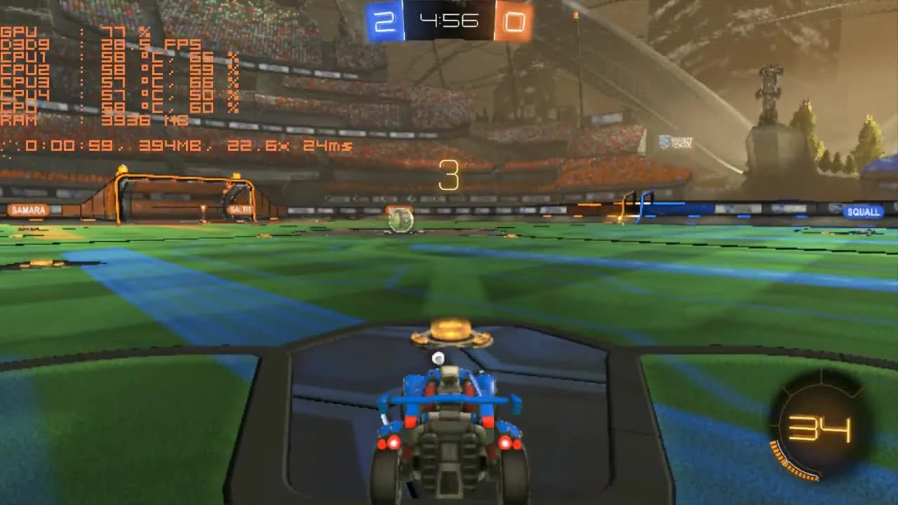 Rocket League - Pentium G4560 - Intel HD 610 - 8GB RAM