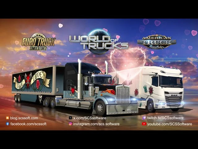 Начинается событие Haulin' Hearts для Euro Truck Simulator 2 и American Truck Simulator