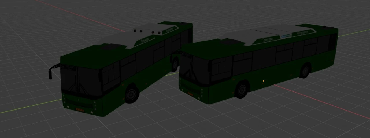 Workers & Resources: Soviet Republic "Пак из 4 автобусов и одного электробуса"