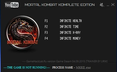 Mortal Kombat - Komplete Edition: Трейнер/Trainer (+4) [Latest Steam] {LIRW / GHL}