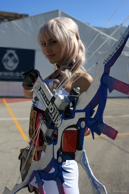 Косплей Сэра Фаррон (Serah Farron) из Final Fantasy XIII-2