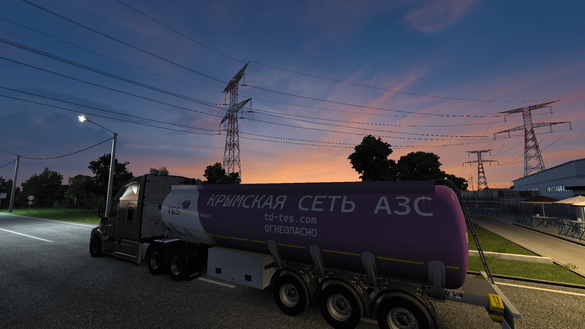 Euro Truck Simulator 2 "Цистерна АЗС TEC"