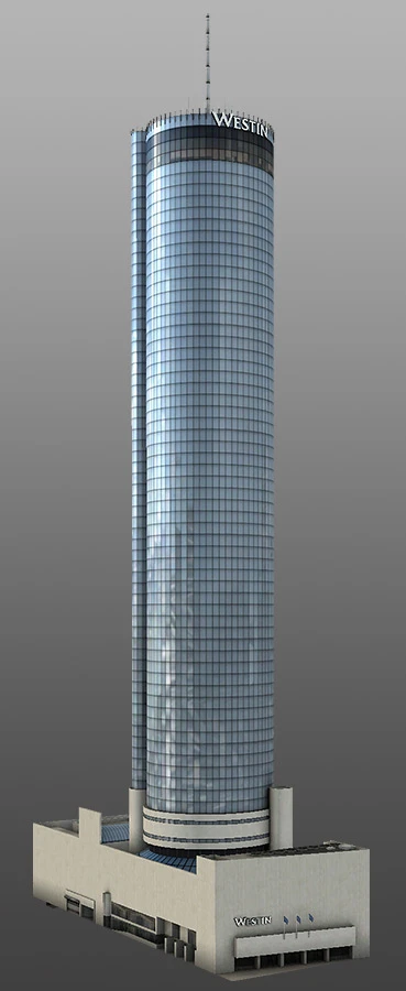 Cities XXL "Отель Westin Peachtree Plaza"