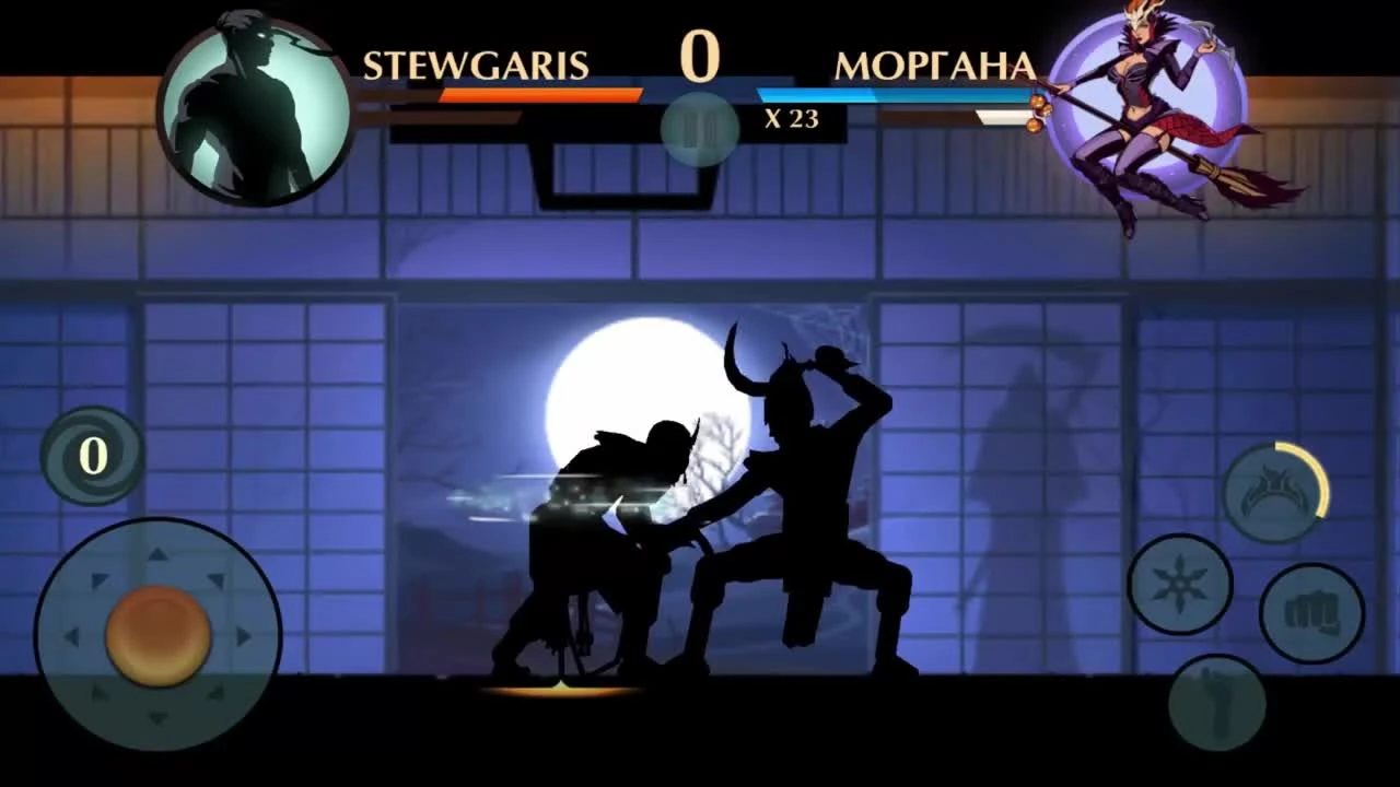 Shadow Fight 2 "прошел нового босса моргану (хэллоуин)"