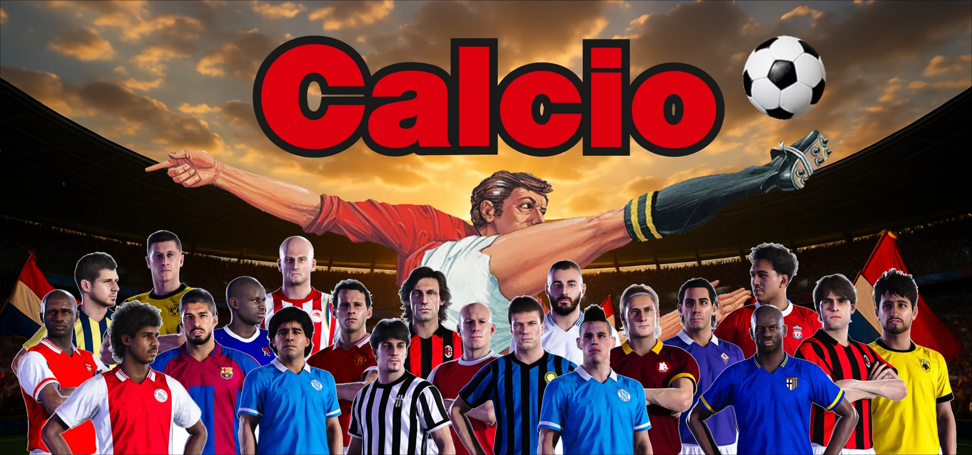 PES 2021 "Calcio All Stars Ностальгия Сезонов 80-90-20-х" [1.0]