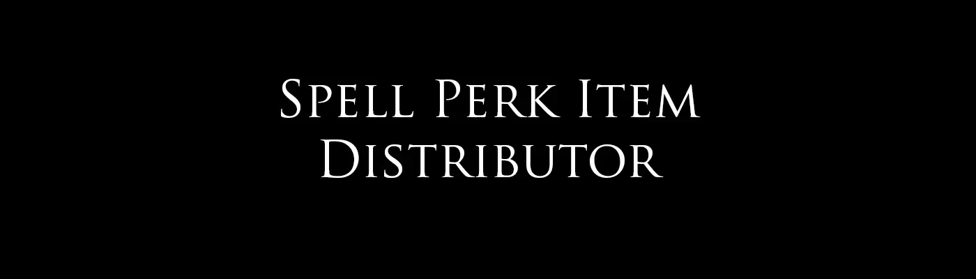 Skyrim SE "Плагин Spell Perk Item Distributor (SPID)"