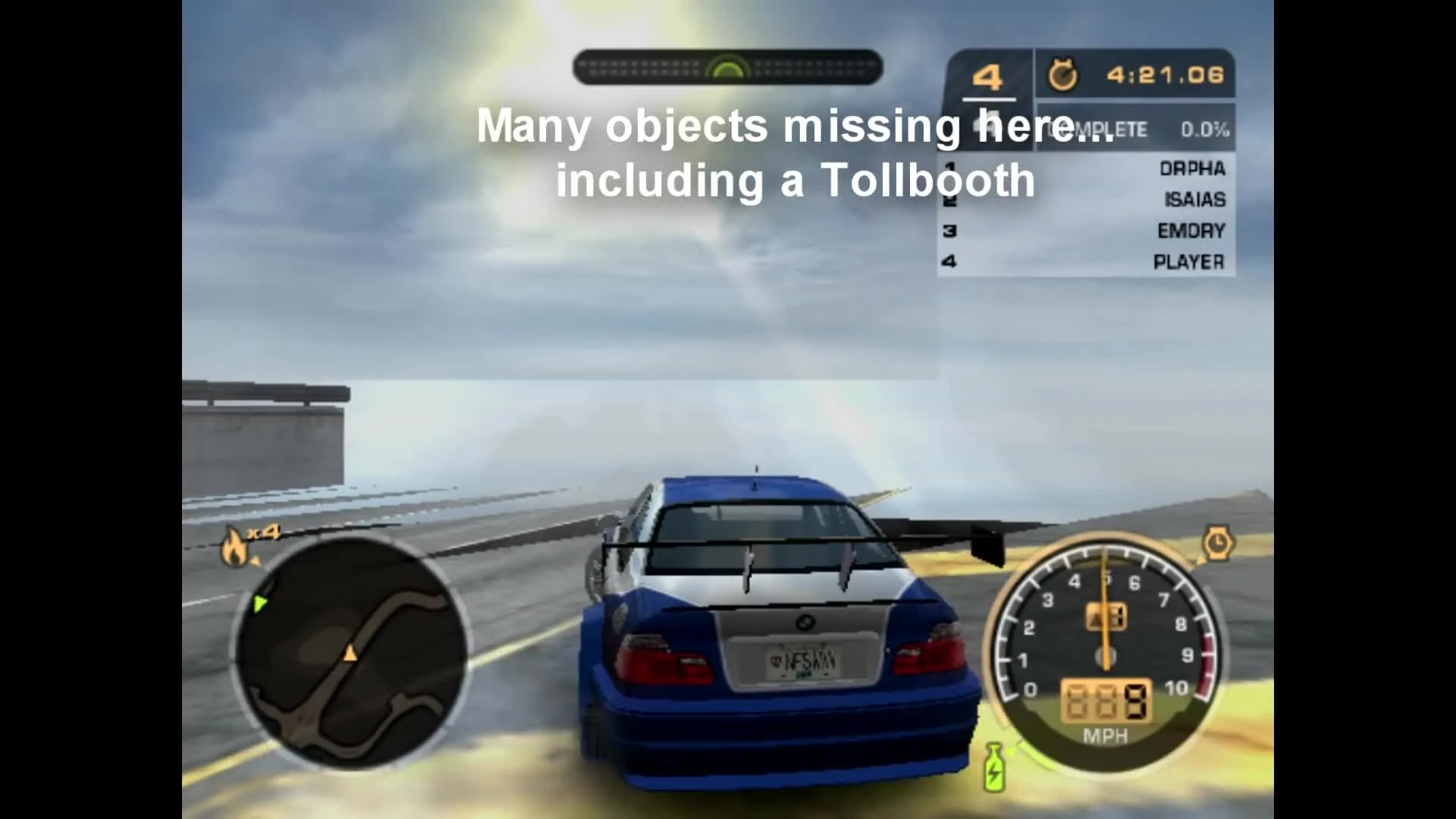 NFS: Most Wanted - Бета-карта