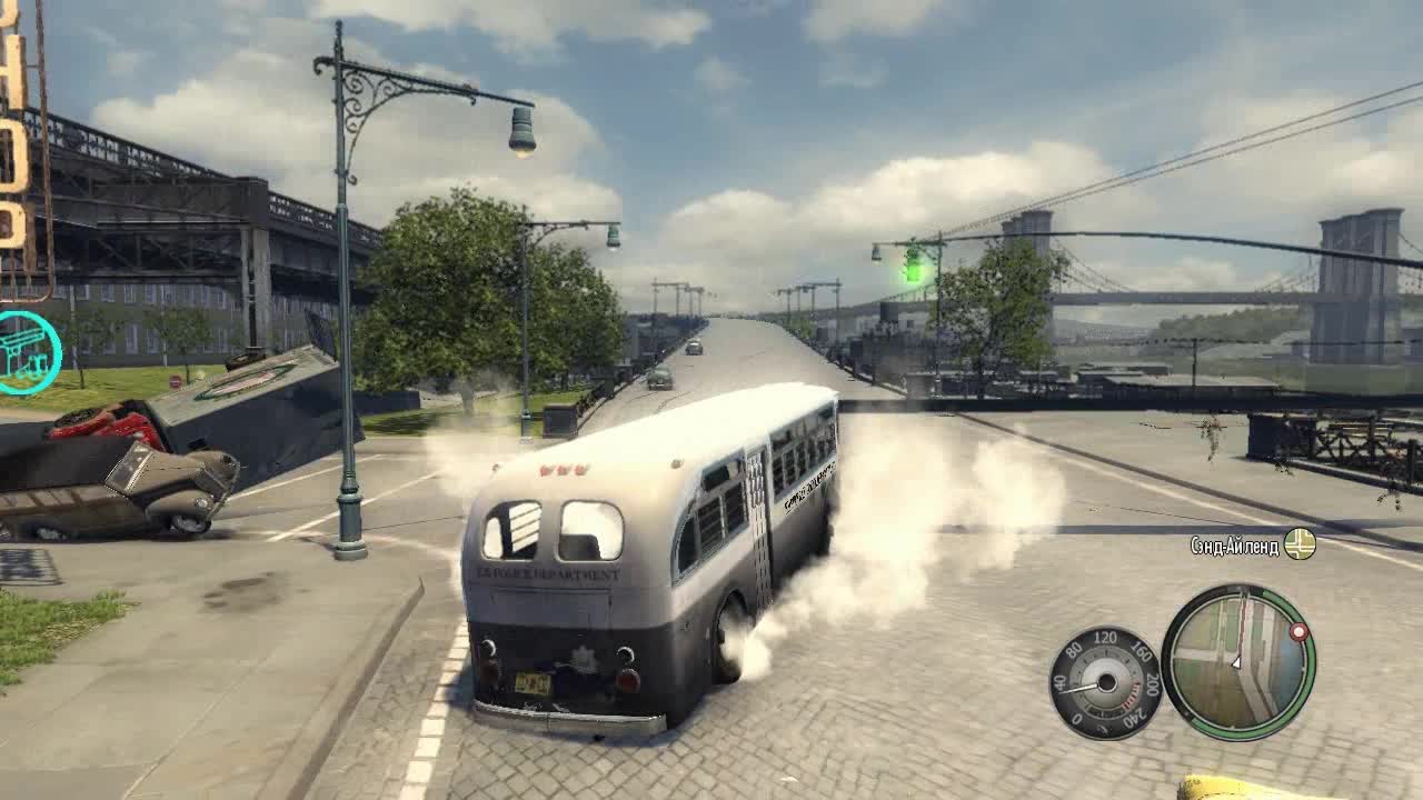 Mafia 2 "Обзор мода "Реактивный автобус и бензовоз""