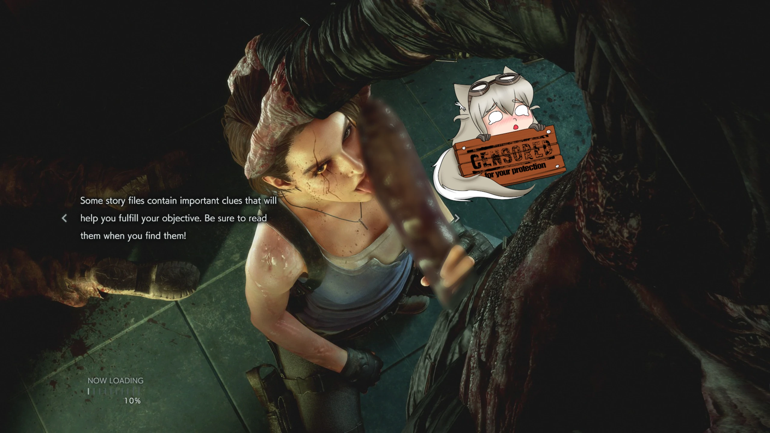 Resident Evil 3 "Заменяет все загрузочные экраны изображений на NSFW контент"