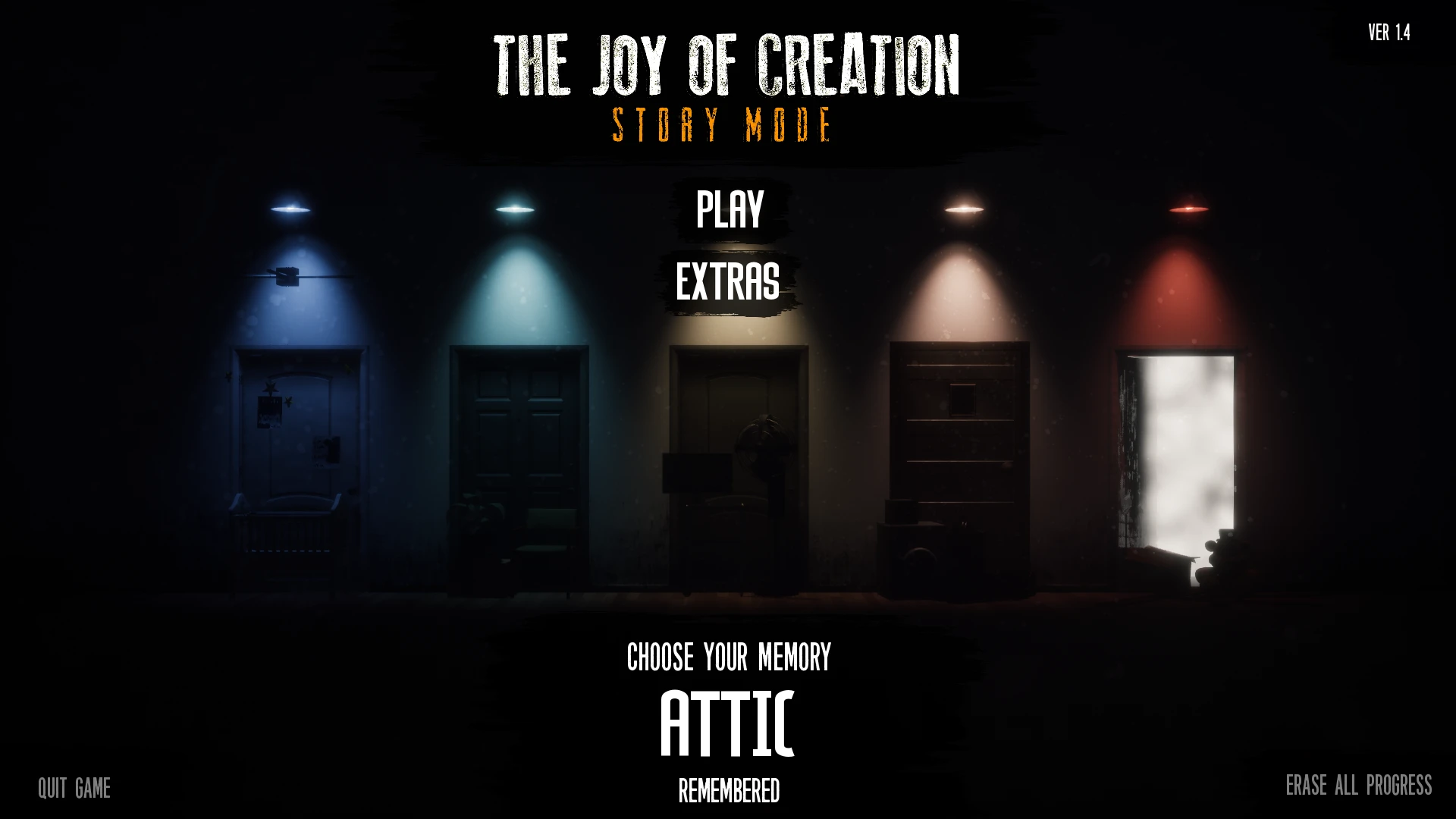 The Joy Of Creation: Story Mode "Сохранение - Игра пройдена на 100%"