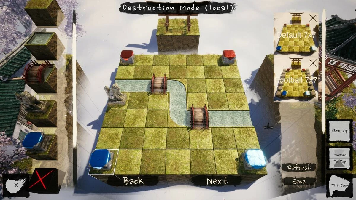 Геймплей Battle Chess Power Pushout