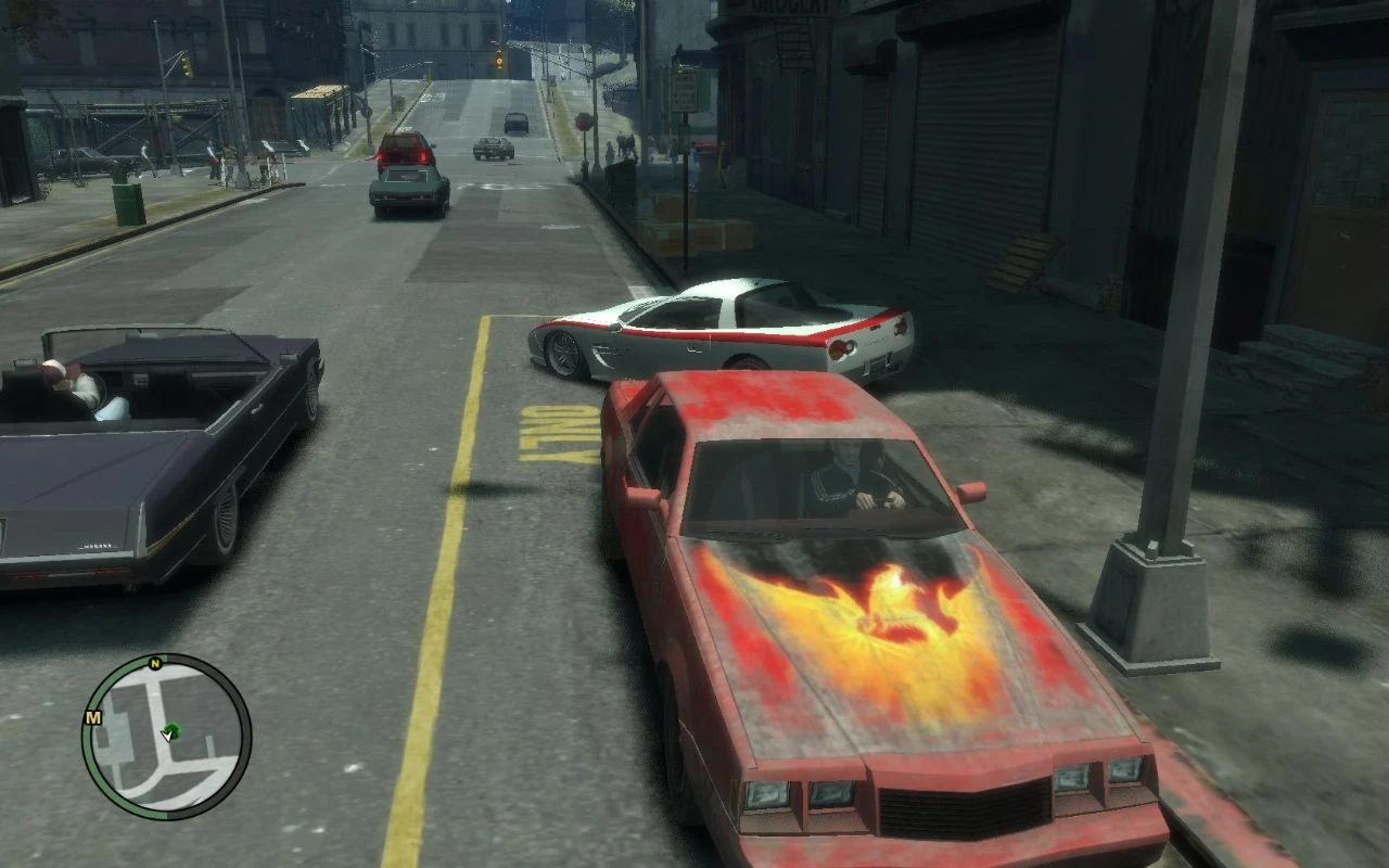 Grand Theft Auto 4 "Огненный винил для Sabre 2"