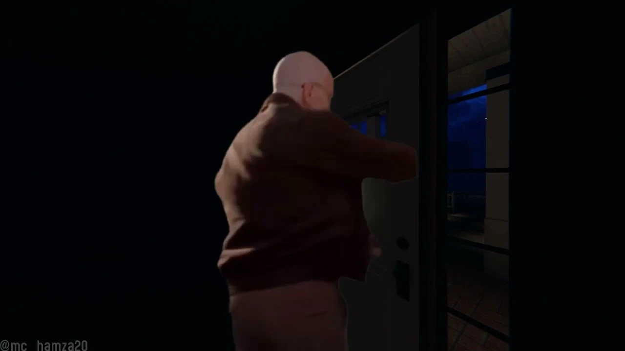 Момент в Phasmophobia, когда друг вышел из дома за оборудованием и дверь закрылась