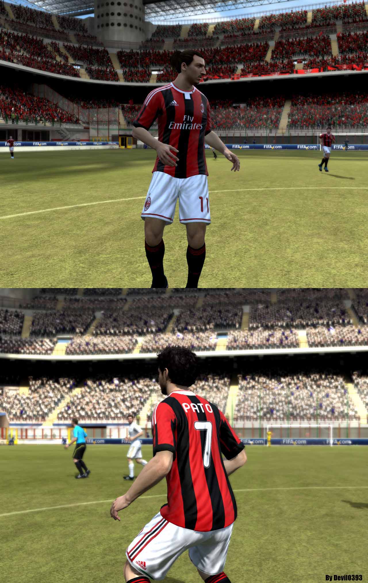 FIFA 12 "Домашняя форма Милана 12-13"