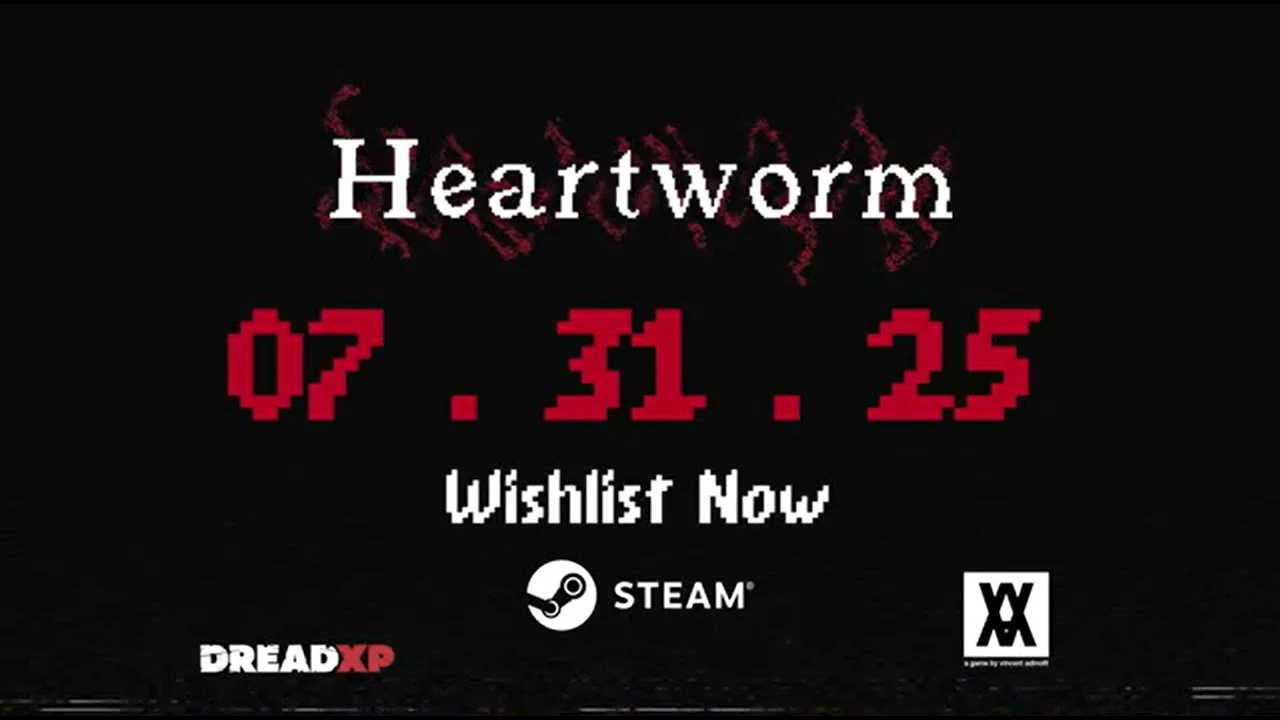 Назад в кошмары: ретро-хоррор Heartworm выйдет 31 июля в Steam