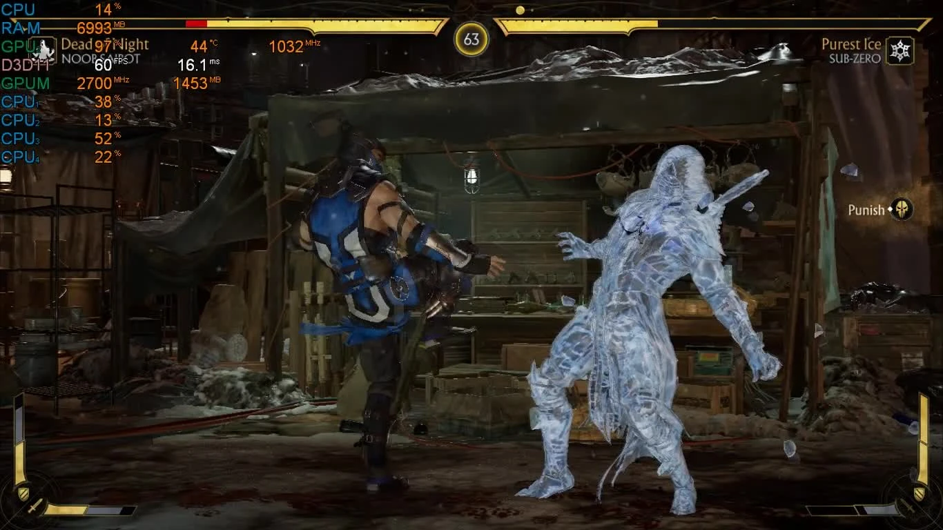 Mortal Kombat 11 на слабой видеокарте