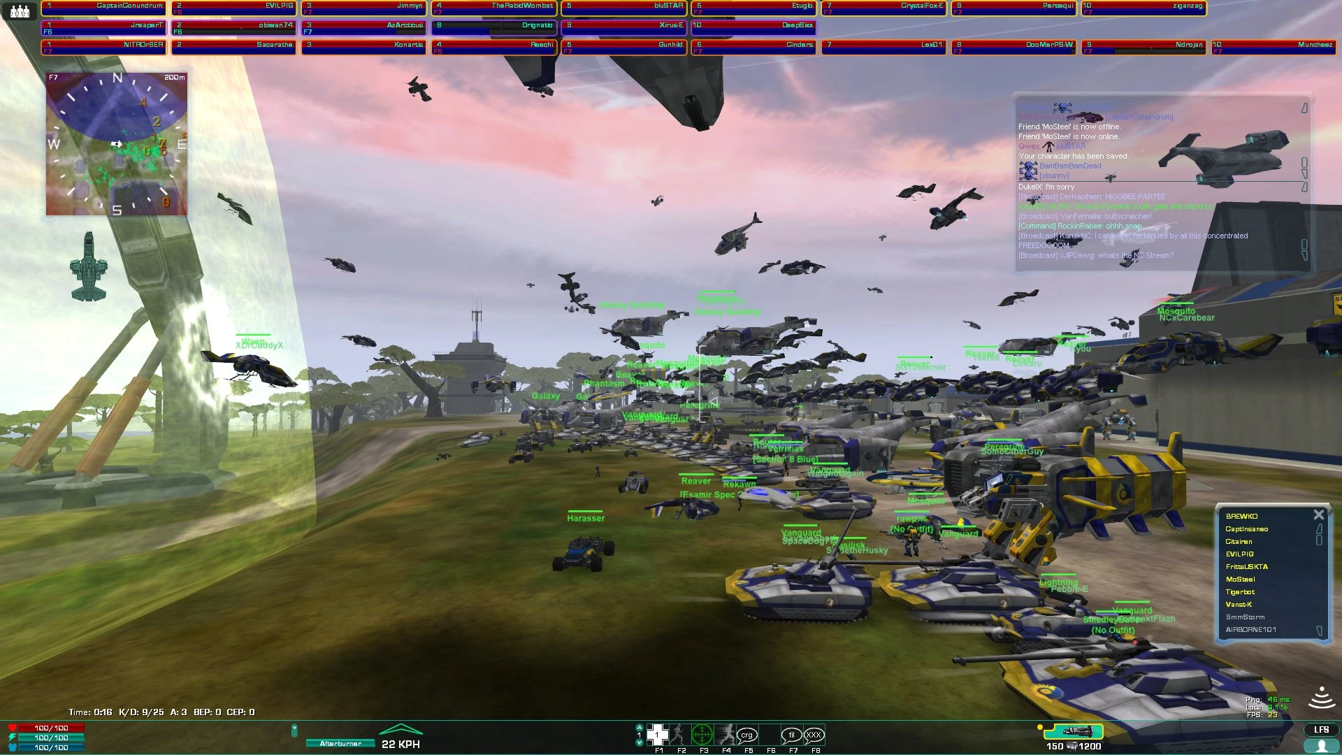 Прощай, Planetside! Видео, демонстрирующее финальные моменты игры